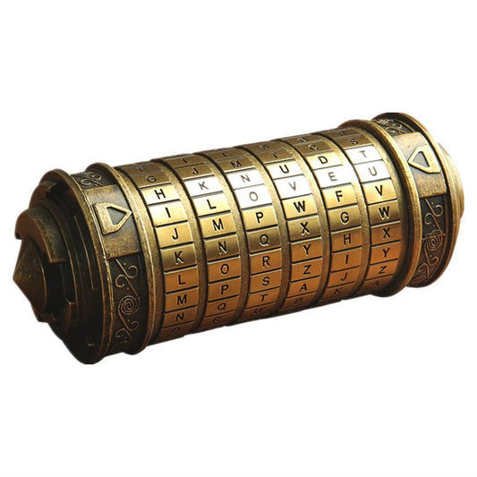 Criptex miniatura del Código da Vinci, dispositivo para guardar mensajes secretos con código, para regalo de San Valentín, Navidad o cumpleaños