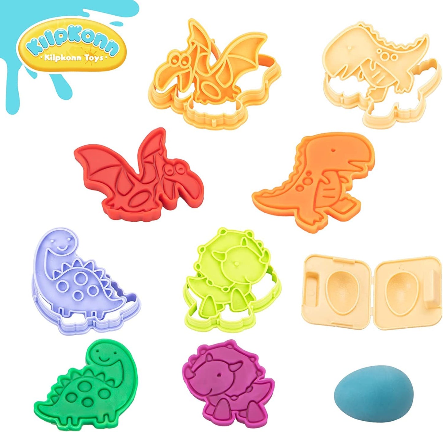 Kit de herramientas de masa / plastilina para niños, 41 piezas de accesorios de masa, moldes, forma, tijeras, rodillo, alfombrilla de masa con bolsa de almacenamiento