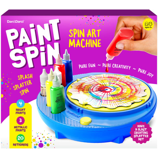 Kit de máquina de arte giratorio de pintura para niños – Artes y manualidades para niños y niñas – Set de manualidades de arte regalos para niños desde los 6 años