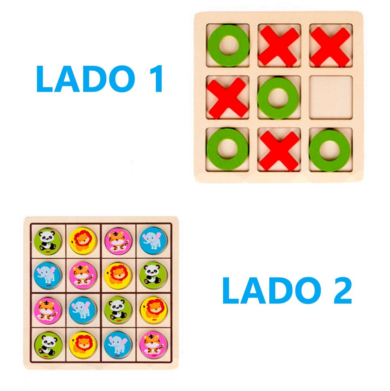 SiSudoku Animales Triqui Niños Juego De Mesa Educativo Mental